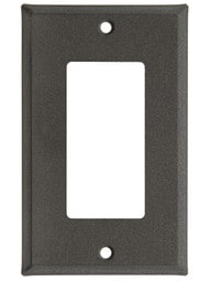Country Tin Single GFI Cover Plate in Country Tin.